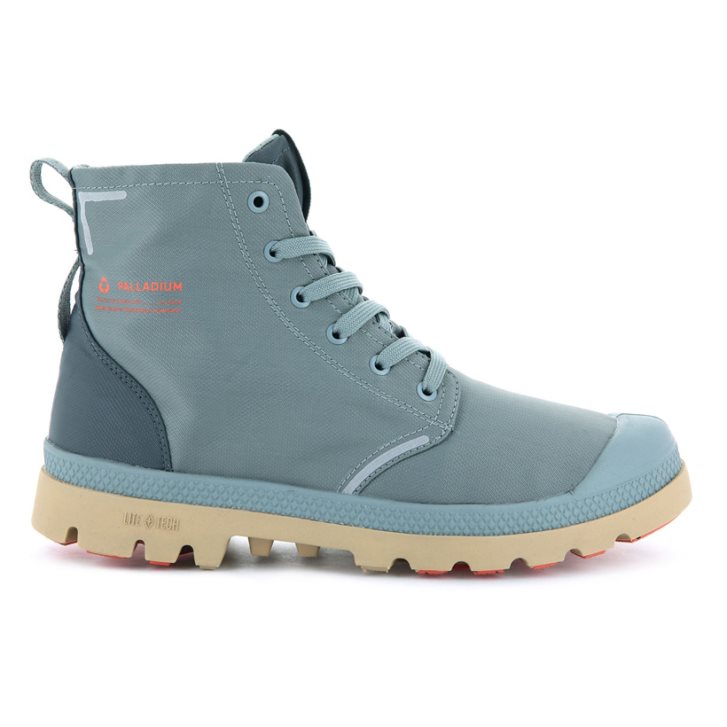 Palladium Pampa Lite+ Recycle WP+ Men\'s Boots Titanium | UK T178-ECW